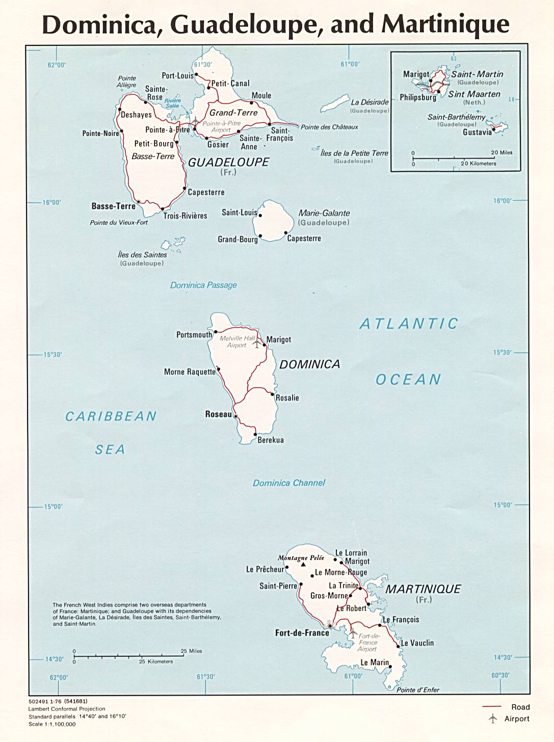 dominica map
