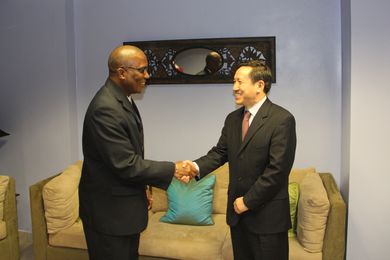 wang zonglai china ambassador to Dominica